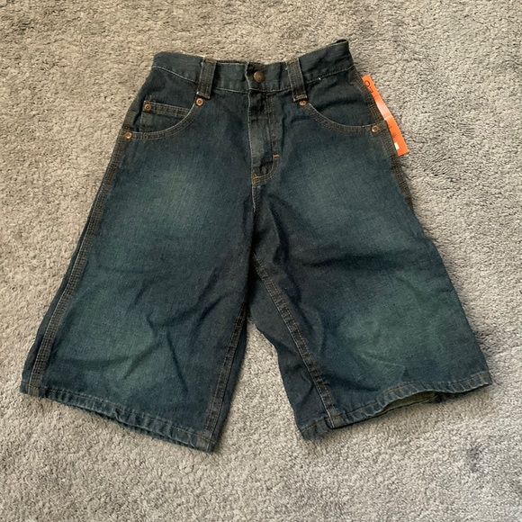 Kids Lee Metro Denim shorts with utility side pockets size 10 S NWT - Picture 1 of 5